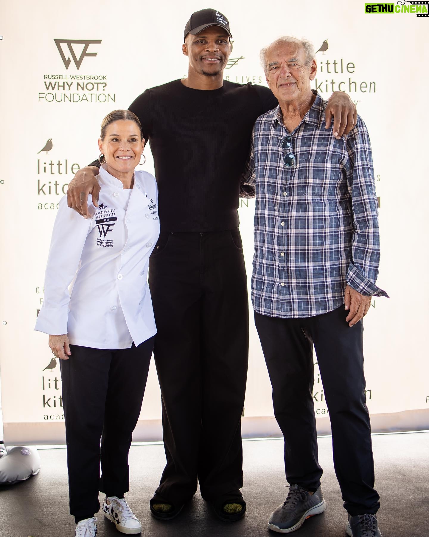 Cat Cora - 886 Likes - 🍽️ Honored to join Russell Westbrook (@russwest44) and LKA Brand Ambassador Iron Chef Cat Cora (@catcora) at Little Kitchen Academy today to announce the Changing Lives From Scratch Fund in partnership with the Russell Westbrook Why Not? Foundation (@whynotfoundation). Together, we’re committed to making a positive impact on the lives of over 10,000 underserved children and teens. ChangingLivesFromScratch