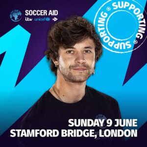Ceallach Spellman Instagram - Cel Spellman is supporting Soccer Aid for UNICEF 🙌

Join us at Stamford Bridge on Sunday 9 June. 💙