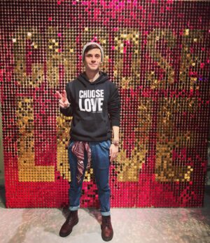 Ceallach Spellman Instagram - Choose Love 💕 All day, every day. Lush afternoon helping out down at their shop on Carnaby Street, so beaut to see the selfless, generous nature of people. If you’re around, show them some love & say hello. If you can’t make it there, you can check out their shop like no other on the link in my bio ✌🏼♥️ @chooselove