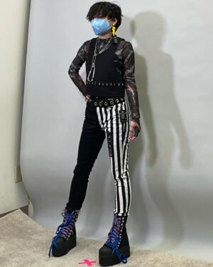 Ceci Balagot Instagram - behind the scenes pics from my Frankie fitting 👀 i saw someone on tik tok say the trans masc version of “fish” is “cheese” and while that’s absolutely foul i felt very *that* during this fitting lmaoo