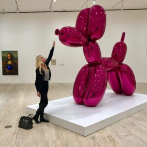 Celesta Hodge Instagram - 🐩
#puppygoals #jeffkoons #marcelduchamp #readymade #fountain #1917 #celebration #equilibrium #rabbit #1985 #balloondog #madeinheaven