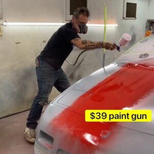 Chad Hiltz Instagram - Cheap paint and cheap gun 🤯