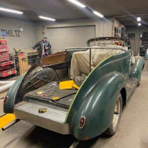 Chad Hiltz Instagram - The internet is upset with us (again) 😝 …which also means the ratings are up. Watch us turn this original 1938 Ford Sedan into a badass roadster with a Carson top. Hoping to recycle the roof for the trunk section. Binge watch the first six episodes on YouTube and join the big debate on what we should do next 🤔💭
