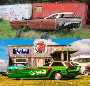 Chad Hiltz Instagram - 1962 Chrysler Windsor body with a 1974 Cutlass Hurst roof