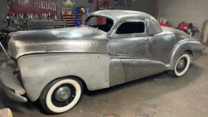 Chad Hiltz Instagram - Fadeaway fenders made out of a junked 1937 Chev (butterfly style) hood — watch the process on the last video post 🎥