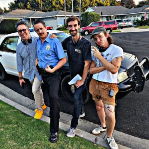 Chad Lindberg Instagram - Filming a horror movie called "The Drawing". Produced by our very own @thedaveabbitt. Directed by @jaysalahi and written by @toddknaak. Meet Officer Pete Lloyd.