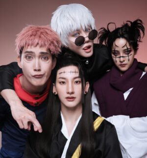 Chalongrat Novsamrong Instagram - jujutsu kaisen cosplay #呪術廻戦
Gojo : @m1keangelo 
Geto : @toptap_jirakit 
Yuji : @first_fh 
Choso : @soundtiss 

Camera man : @aod.ps 
Editors : @soundtiss 
Makeup : @homeless_makeupb 
Hair : @longcemakeup_29
Makeup assistant : @noomniiiiiiiiiiiii 
Hair assistant : @aamps._ 
Stylist : @imnotrealpeem 
Assistant : @premepromt @neoy_nnr @maxiim.p 

#呪術廻戦 #jujutsukaisen #jujutsukaisencosplay #gojo #geto #yuji #itadori #choso