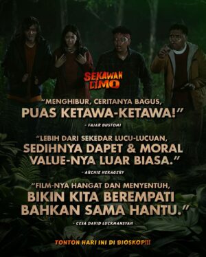 Chand Parwez Servia Instagram - Alhamdulilllah 😍 Terima kasih Pak @fajarbustomi @cesa_david dan Archie Hekagery 🙏

Gimana? Asyik kaan dihibur abis pulang sekolah? Gas makanya ke Bioskop nonton SEKAWAN LIMO sekarang!

@sekawanlimo
#SekawanLimo #FilmSekawanLimo #KawalSekawanLimo