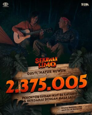 Chand Parwez Servia Instagram - Gusti, Matur Nuwun 2.375.005 penonton sudah inget untuk "Ojo noleh nang mburi" 🤗

Yuk, kita berdamai dengan masa lalu sambil nyanyi bareng Bagas dan konco-koncone. Tonton film SEKAWAN LIMO hari ini di Bioskop.

@sekawanlimo
#SekawanLimo #FilmSekawanLimo #KawalSekawanLimo