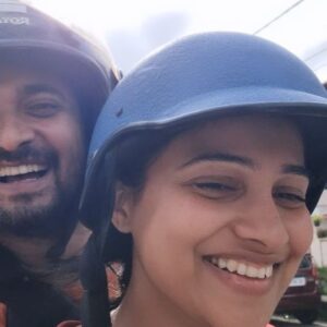 Chandan Kumar Instagram - Couple goals, two-wheeler ride.. ❤️❤️