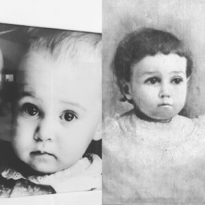 Charles Shaughnessy Instagram - Three generations and about 100 years separate these two. Genes are funny things... #familyresemblance #GreatGrandma @yengal11