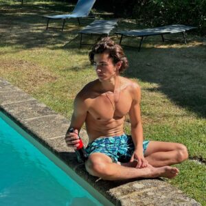 Charlie Besso Instagram - piscine, coke zero, and books I won’t read