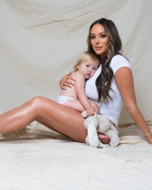 Charlotte Crosby Instagram - Mama and mini shoot ✨ When we started doing special family packages @studio_yours with the talented @shotbychrisd I HAD TO GET INVOLVED With my girl 👶🏼👸🏽 I’ve already got 3 of these pics blown up for the family photo wall in the house! 🥰😍 photographs are precious memories! That I live for! And I’m absolutely so buzzing to now be offering this at my studio @studio_yours! Dm if you’re interested in booking your shoot for forever memories now! 🤍 I’ll treasure mine FOREVER ✨