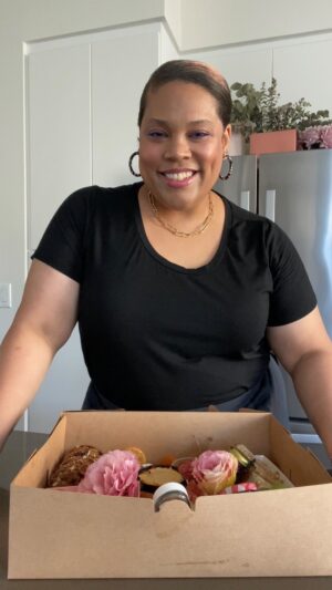 Chef Lovely Instagram - Get creative, y’all! Tag me and show me how you put together your #CharcuterieBox 🍓 Link in Bio (Amazon) for box, parchment paper, and more 🩷 #LoveYouLetsEat