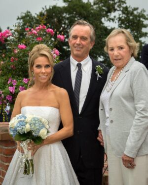 Cheryl Hines Instagram - It s been 10 yrs since I sat with your mother, Ethel, and told her we were going to go to City Hall and get married and she said, "Well don't you want to get married here (In Hyannisport) so we can all be a part of it?" We talked for a long time and she convinced me to have a small wedding there. It was perfectly imperfect. It rained and your mom's dog ran into the tent and walked down the aisle in front of me! I'm so glad we had that night with everyone. Some of the most important people in my life, who are no longer with us, were there . I danced with my dad,  my bother, Chris, our niece, Saoirse and our nephew, Michael ( Michael wanted us to have a wedding every year!) -  and we had the time of our lives. 
Happy 10th anniversary Bobby 🤍 You have given me a life I could've never imagined full of love, laughter, joy and adventure. In my darkest hours you bring me light. I love you. 
#love