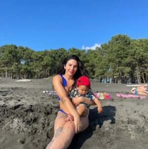 Cheyanne Buys Instagram - Devis first trip to black sand beach 🌴 🇬🇪