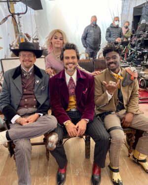 Cheyenne Jackson Instagram - Sometimes you run through the salt mines of Budapest with Cate Blanchett, @kevinhart4real, ariana_greenblatt and @jamieleecurtis …. and sometimes you’re left on the cutting room floor.  But that doesn’t take away from the INCREDIBLE experience I had with @eliroth and my movie hubs  @charles_babzy.  Thanks to @lionsgate and everyone involved.  Maybe I’ll see ya in the sequel!  And go see @borderlandsfilm in theatres everywhere August 9th!  It’s BANANAS!