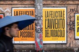 Chiara Civello Instagram - 📌 📌 📌

RECLAIM Cavalli
la poesia di Patrizia Cavalli in strada a Bologna

CHEAP
con
Chiara Civello @chiaracivello
e
Einaudi @einaudieditore

CHEAP torna in strada a Bologna con una nuova affissione di poster dedicati alla parola poetica contemporanea: le parole di Patrizia Cavalli riecheggiano sui manifesti in giro per la città, una collaborazione con Einaudi e l’artista Chiara Civello per il “Sempre Così Tour”, il suo nuovo ciclo di date nato dall’omonimo brano scritto e composto con la poeta – che tocca Bologna il prossimo 8 aprile al Cinema Europa.

PH Margherita Caprilli
@margheritacaprilli 

#PatriziaCavalli #RECLAIMpoetry #SempreCosìTour #ChiaraCivello #einaudieditore #CHEAPstreetposterart #Bologna #ig_italia #ig_bologna #CHEAPfestival #streetart #urban #instagramers #instagram #insta #instacool #instamood #instadaily #picoftheday #instastreetart #posterart #urbanstyle #streetphotography #poster #posterdesign #contemporary #publicart #publicspace #streetphotographyinternational #poetry