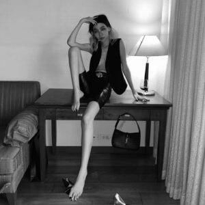 Chicha Amatayakul Instagram - MEET ME AFTER DARK AND MAKE MY MIDNIGHT MEMORABLE 🖤🔥✨ 

🧚🏻‍♀️ @annmuangsiri 
🧚🏻‍♂️ @paintphetploy 
🧚🏻 @shangpikanate 
📸 @tmz.jpg 
#styledbyannmuang #SaintLaurent #YSL