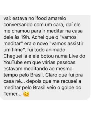 Chico Felitti Instagram - É DATE OU DATENA? As histórias mais doidas de encontros competiram ontem nos stories. Tem intoxicação coletiva no motel, Check up de graça & adubo bem orgânico. Pra ver os outros 40 causos, é só ir pro story destacado EC Date (& talvez escolher ficar na solteirice)