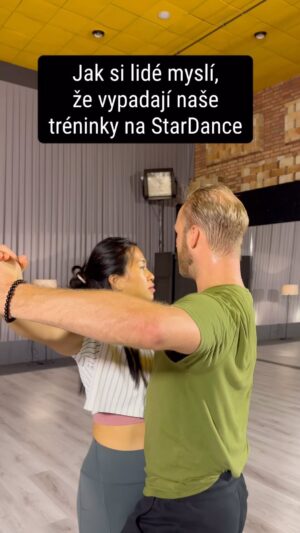 Chila Ta Thuy Instagram - Nebojte, náš první tanec pro nás bude stejným překvapením jako pro vás. 😂😂 @kuba.mazuch @stardancecz #priprava #na #stardance