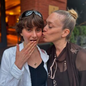 Chloë Sevigny Instagram - I ❤️ this cute ass baker who made this cute ass cake and my wedding cake. Thank you @aimeefrance you are magical.