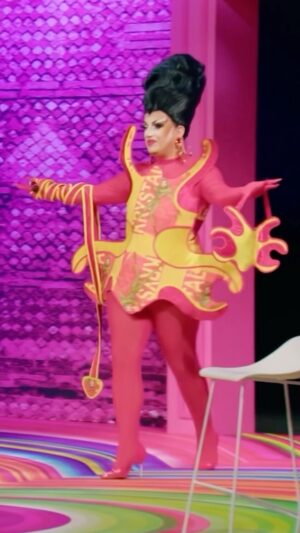 Choriza May Instagram - But I didn’t die… I crystalized and now I’m a glamazon, bitch, ready for the runway ❤️💛❤️💛 

Loved loved loved this look by @aritzdelahera for Bring Back My Girls ! Co-hosting with @tsmadison was such a fun experience 😍❤️! Go watch it in @wowpresentsplus ! 

Wig by @marcoswigs & jewels by @aster_lab