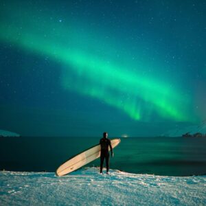 Chris Burkard Instagram - If you embrace the chaos found in the fringes of your creativity… you may be surprised at what you find there. For me, it was discovering an unexpected story that eventually became Under An Arctic Sky - a film I never intended to make but when the story started to unfold in front of me, I knew it was one I couldn’t ignore. Creatives & business owners will usually find that the path is a little more lonely than you think, filled with projects & tasks that you are solely responsible for, often difficult to maintain… but when the call of creativity beckons it’s one I feel is essential to follow. 

These are a few still photography moments from the film - You can watch Under An Arctic Sky on Redbull TV