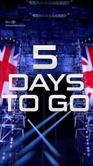 Chris Kamara Instagram - 5 days to go! Sort an early tea and get the kids around the television this one is even more exciting! @itv @ninjawarrioruk