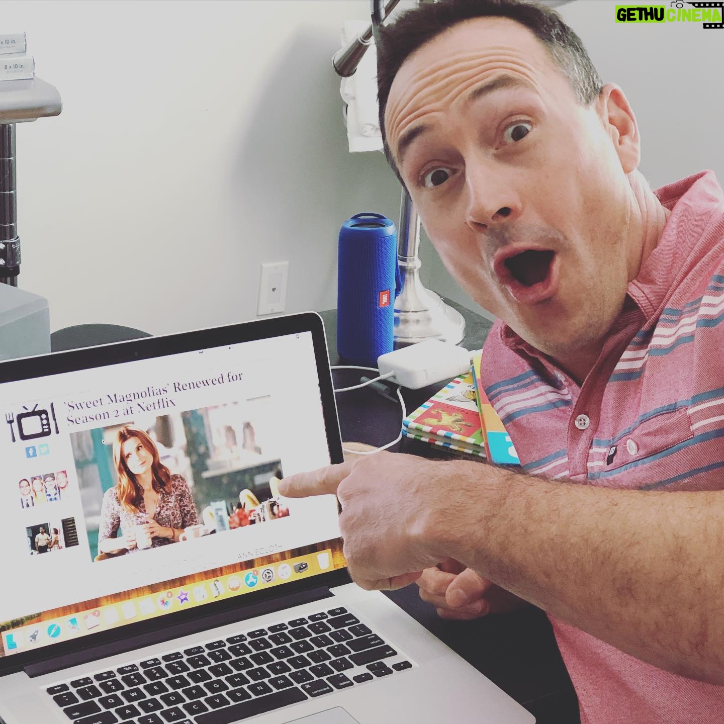 Chris Klein - 9.6K Likes - Hey Hey People!!!
Here’s some Thursday Feel Good...
Netflix picked up Sweet Mags for another go round!!!
Sweet Magnolias Season 2!
How ‘bout that?!?! ❤️
We Love you All so very Much!
@sweetmagnoliasnetflix