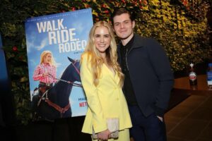 Chris Mason Instagram - So PROUD!! My talented wife at tonight’s screening for Walk Ride Rodeo. It airs on Netflix this Friday!!! @netflix #netflix #walkriderodeo #premiere