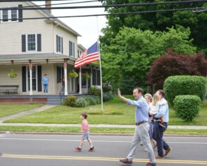 Chris Murphy Instagram - Arranged my route for the first day of my Walk Across Connecticut today so I could participate in the East Windsor Memorial Day parade. The rain just held back! Thanks to First Selectman Bowza for hosting me. #WalkCT