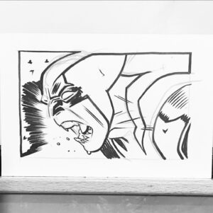 Chris Samnee Instagram - Bit of process from a few recent warmups ✍️✍️✍️