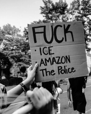 Chris Smalls Instagram - Happy AMAZON CRIME Day! Workers around the world invite you to celebrate by learning some of the myriad crimes SCAMAZON commits daily at every one of their facilities, wage theft, deadly safety violations, harassment of every variety, to name a few. After that, workers encourage you to show solidarity with them in their fight to #MakeAmazonPay, by organizing unions and doing direct actions like striking and walk-outs to demand better conditions, benefits and wages! Swipe through these 🛝s and get inspired to support your local SCAMAZON workers now!

The video is from the latest Cocktails & Capitalism discussion with @stevendonziger @chris.smalls_ and @cuteanon__ of @littlesecret_la 
GO LISTEN! 🎧🔥

Cheers🥃 & Solidarity!🪧

And since we are entirely Listener-Supported, please be sure to subscribe & give us 5 ⭐️s on 🍎 and 🟢. Also, if you have the money and can pitch in a few bucks a month as a patre0n subscriber, it goes a long way in helping us amplify the voices of worker-organizers we interview!🍻

HUGE THANKS TO @lupelenape94 @anthonydepice FOR HELPING ME SO MUCH WITH THIS POST, and with so much else 🙏✊

🎠 Credits:

Slide 2 tweet from @chris.smalls_ 
Slide 3 from @mikaelaloach 
Slide 6 from @whatradicalizedyou 

Slide 8 from @cocktailsandcapitalism discussion with Chris Smalls, Steven Donziger, and Devon Young about the #hotlaborsummer tour that’s about to start!!!