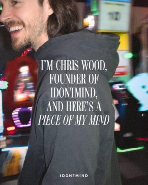 Chris Wood Instagram - IDONTMIND talking about my mental health. Read about me talking about it a lot at idontmind.com [link in story] @idontmind
