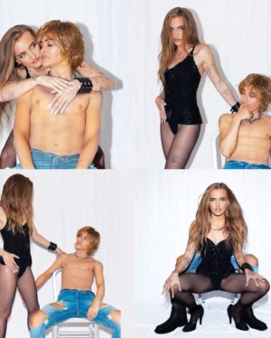 Chrishell Stause Instagram - Halloween 2023 
Troye Sivan & Ross Lynch from the One of Your Girls Music Video. 

We haven’t stopped laughing since😆How’d we do? 😅

📸: @reubenmoore @reubenmoorestudio 
#HappyHalloween #OneofYourGirls #troyesivan #BeYourMan P