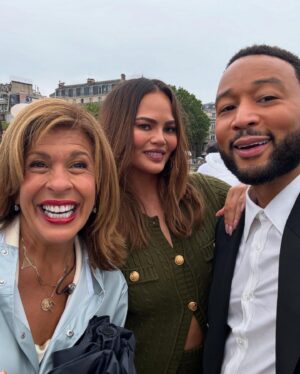 Chrissy Teigen Instagram - opening ceremonies! sure it was a little (a lot) rainy but wowowowowow absolutely epic experience (and got to see a few of my favorite people!)