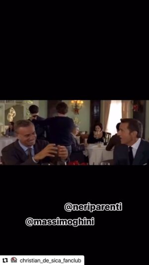 Christian De Sica Instagram - Massimo e Neri. Grandi❤️❤️