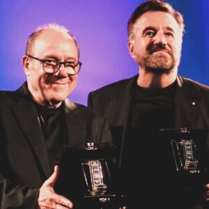 Christian De Sica Instagram - Taormina. Nastri d’argento. Grazie Laura.🌹