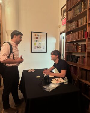 Christian Weissmann Instagram - her him & i hits the strand! 

i’ll never forget this night, thank you to everyone who made it possible. brianna, for being an amazing moderator and making me feel so safe up there. walker, tiko, elena and everyone at strand for supporting this dream of mine and being incredibly kind and helpful partners to throw this event with. michelle at central ave for not giving up on me! all my lovely nyc friends for coming and getting the word out there, landry and annie i owe u my first born. derek, alison and bailey at imprint for their huge help with this book and event. and lastly but most importantly; to all of you. thank you for reading this piece of my heart and being there to support this lil gay guy you follow. i am endlessly grateful that you came and i’m forever changed by your stories and your connection to these poems. there are no more words except, i love you & thank you.

till next time!