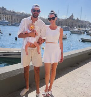 Christina Pascucci Instagram - I don’t think I established this, but this month abroad was our paternity and maternity leave. We figured it would be maybe the only time we’d get this much time together as a family, and wanted to instill in her what we love most— embracing the world. I cannot begin to describe how grateful we are for this time. Watching Alessandra bond with dad and being there with her for every waking moment is something we will forever cherish. It goes too fast, as they say.

Malta was a highlight of the month. It is soooooo beautiful. An absolute best kept secret of Europe. See stories for top highlights which include ancient temples older than the pyramids, sparkling clear blue waters, and famous scuba diving. You must add it to your list! 

#Malta