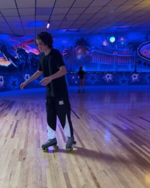 Christopher Convery Instagram - Rollerskating
