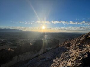Christopher Convery Instagram - morning hike 😎