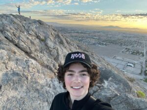Christopher Convery Instagram - morning hike 😎