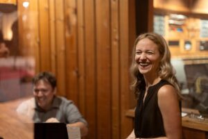 Christy Altomare Instagram - Talk about a ray of sunshine! 
☀️ 🌻
What a joy it was to have the radiant Christy Altomare in the studio, recording a solo in the finale track, The Impossible Dream. Her moment with the great Joanna Gleason is one of pure magic! 

@christyaltomare originated the title role of Anastasia on Broadway after a triumphant debut as Sophie in @mammamiamusical. In 2021, she released an album of original music called “Wandering Bird” full of sweet, soulful lyrics and her crystal clear folk-pop voice 🎤
•
•
•
 Preorder the album via the link in our bio, and support @aaronscottlazar and @yourALSnetwork! 
•
•
•
 #IMpossibledream #maketheimpossiblepossible #Broadway #endALS #musicheals #impossible #singer #singersongwriter #christyaltomare 
📸: @georgearnaldo and Jack Eubanks