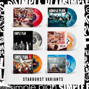 Chuck Comeau  Instagram - To kick off the band’s 25th anniversary celebrations, we’re very excited to announce that we’re finally releasing ALL of our albums on vinyl! 🤩🤩🤩 

We know so many of you have been asking for this for a very long time and we’re thrilled to share all the amazing options we have for you!  Swipe through to see everything that will be available for pre-order at simpleplanstore.com starting at 9am EST this Thursday July 25th! 🙌🙌🙌

First, we have the limited-edition Official Simple Plan Collection Boxset, a retrospective of our entire career! It includes a different marble design vinyl for each of our 6 albums as well as a special-edition vinyl with some very rare B-Side tracks from the vault and an exclusive 7-inch of our two Christmas songs! Swipe to see what they all look like! Oh and did we mention, the boxset will be signed by the band!!!

On top of the boxset, we are also releasing each of our albums as stand-alone individual vinyl available in an exclusive color variant! Swipe to check them out! 🤘🤘🤘

We are also offering a limited-edition version of each album pressed with a rad starburst design available in very limited quantities. 😍😍😍

Lastly, @altpress will be offering their own exclusive splatter color variants - stay tuned for more about those!

Track listing and more details are coming soon! Who’s excited?!?