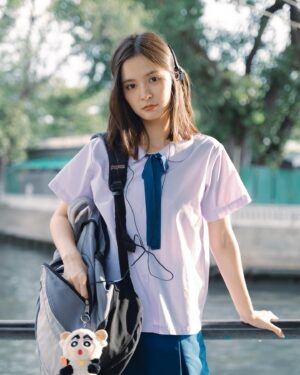 Chutima Maholakul Instagram - 💙back to school 🏫