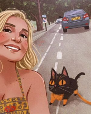 Çiğdem Tunç Instagram - Hep istemişimdir iki boyutlu bir karakter gibi gözükmeyi çizgi romanlar ya da anime filmlerde🖌