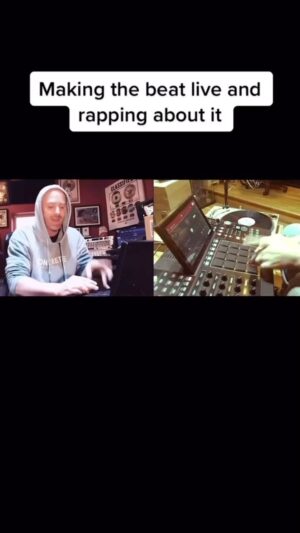Classified Instagram - "Beatin it" ... Making a beat live and rapping about it... #beatmaker #producer #rap #canadianhiphop