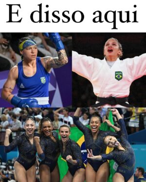Claudia Campolina Instagram - SÃO ELAS
O Brasil ganhou 11 medalhas até agora. 8 delas conquistadas por mulheres, mais uma pela equipe mista de judô 
2 ouros, 2 pratas, 5 Bronzes 
E vem mais aí 
Obrigada @rebecarandrade @juju_bsoares @jade_barbosa @flavialopessaraiva @loloo_santos @beatrizferreira60kg @_beatrizsouzaar @larissapimentajudo @rafaelasilvaa @ketleynquadros @rayssalealsk8